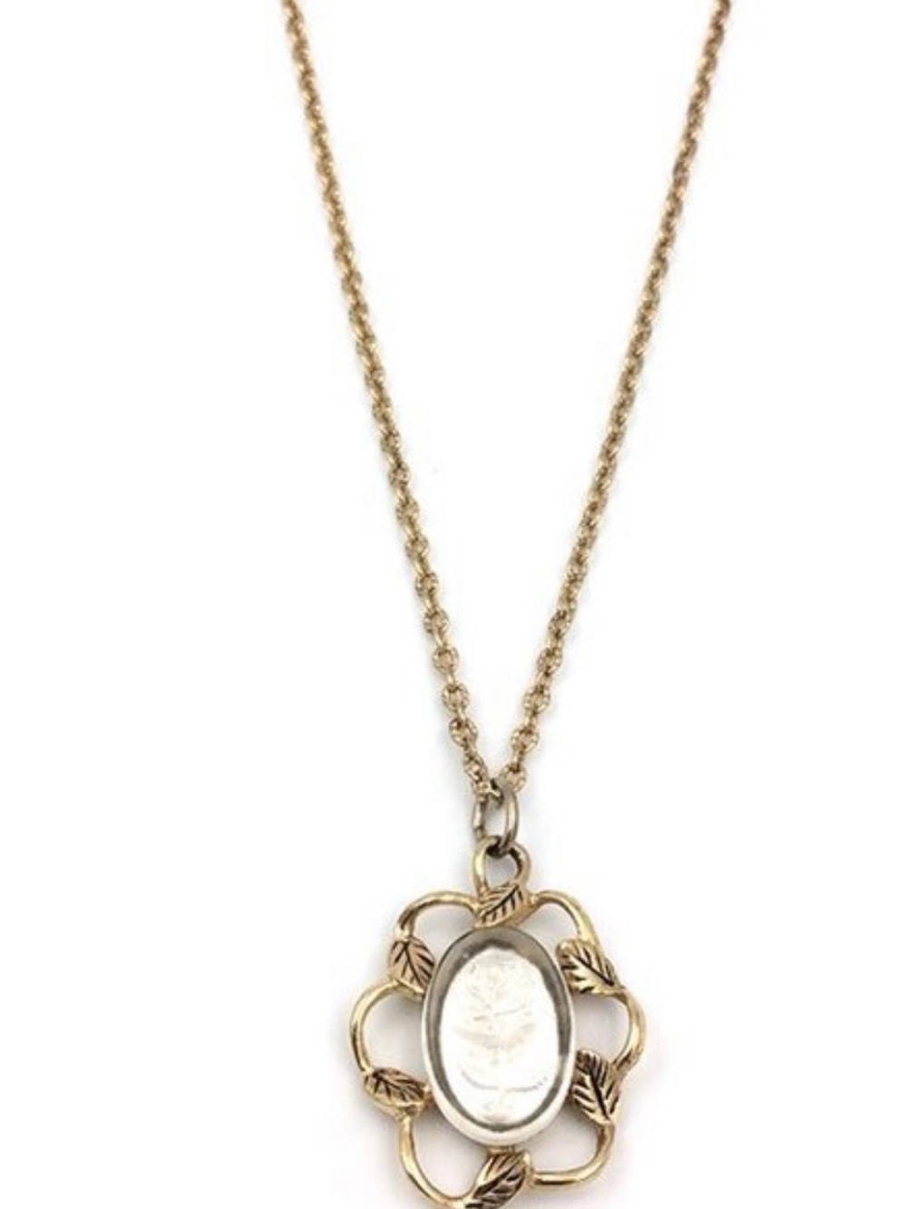 Vintage Sarah Rose Necklace. Gold-Tone 18” Necklace - Women Jewelry